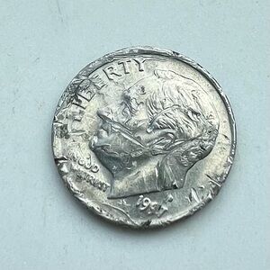 1997 Philadelphia mint error dime off center and clipped rare error I SHIP FAST!